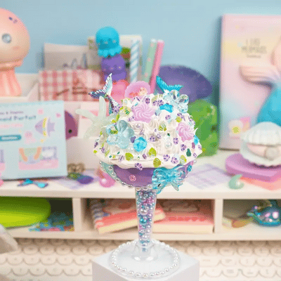 Play & Display Mermaid Parfait Clay Cafe Kit Preview #1