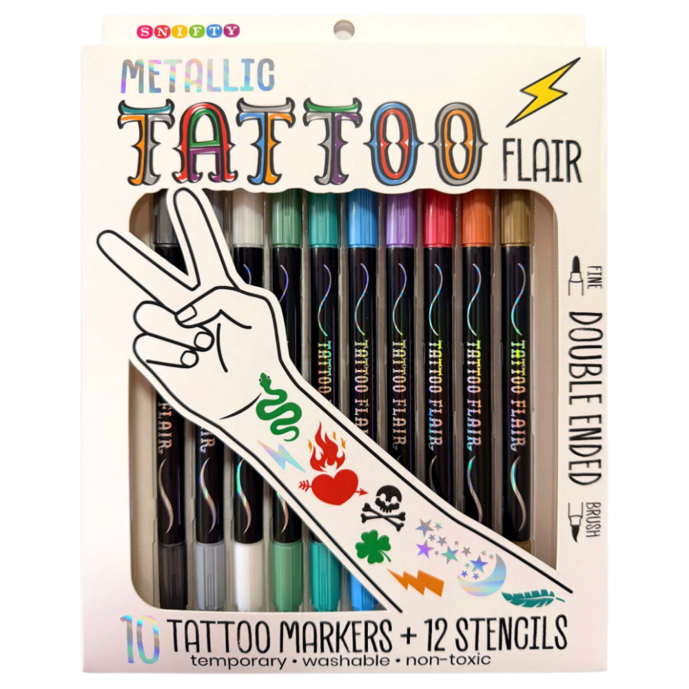 Metallic Tattoo Flair Cover