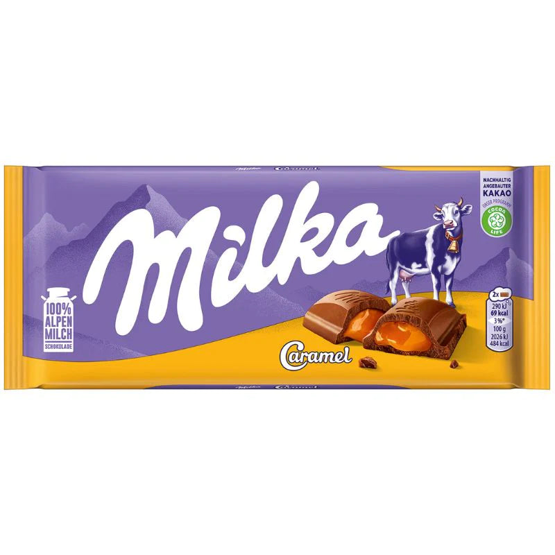 Caramel Milka Bar Cover