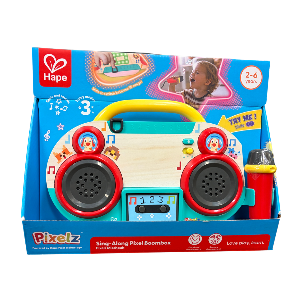 Pixelz Sing-Along Pixel Boombox Cover