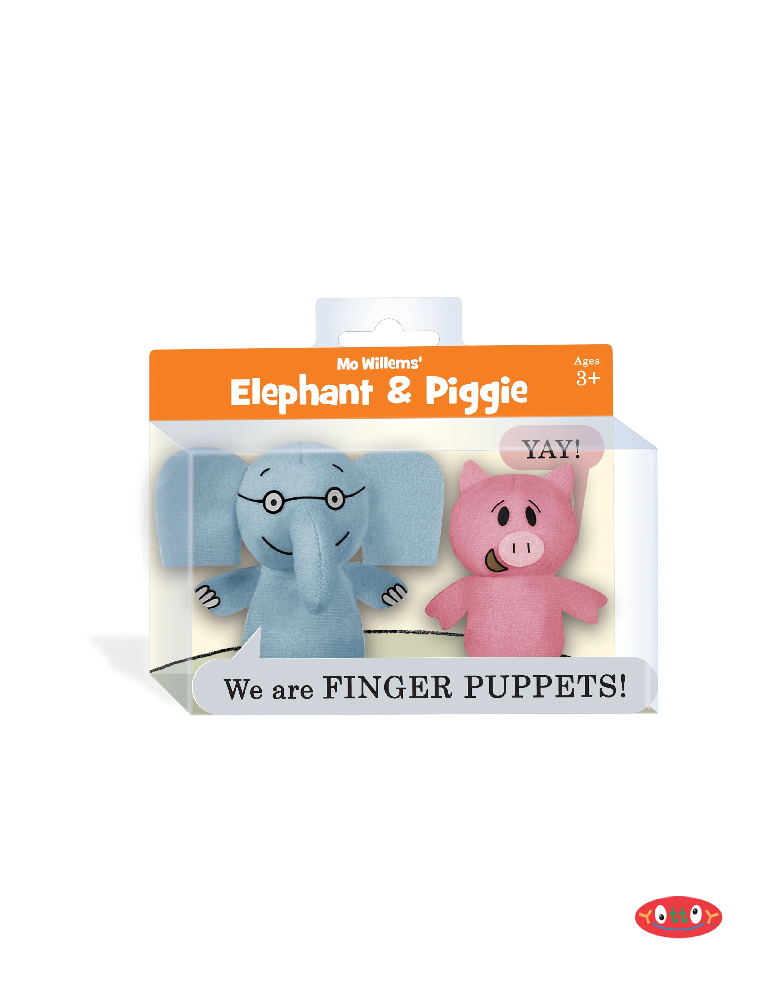 Tomfoolery Toys | Elephant & Piggie Finger Puppets