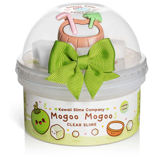 Tomfoolery Toys | Mogoo Mogoo Coconut Jelly Cube Clear Slime