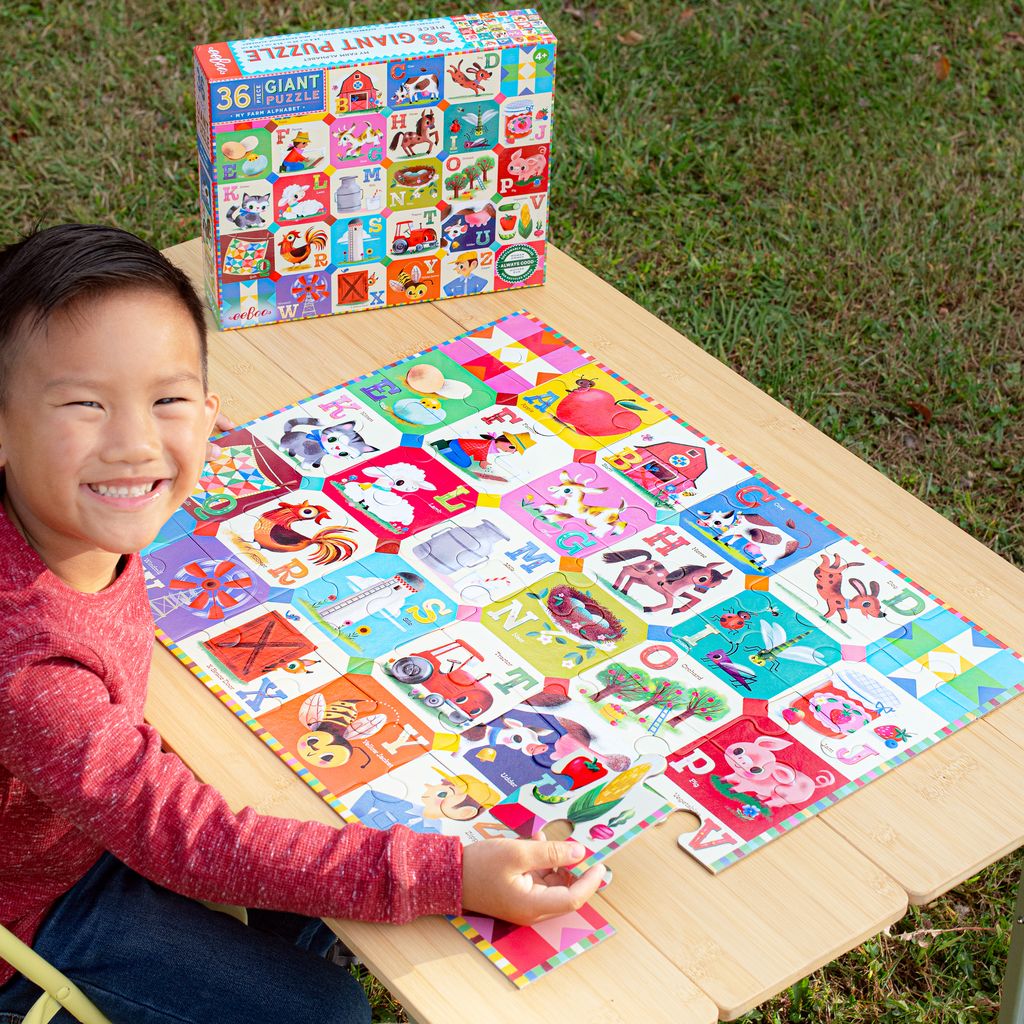 My Farm Alphabet 36 Giant Puzzle Cover