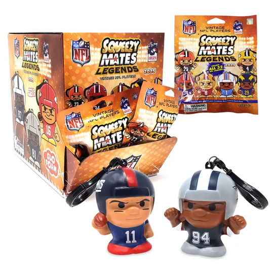 Tomfoolery Toys | NFL Squeezy Mates Legends 2025