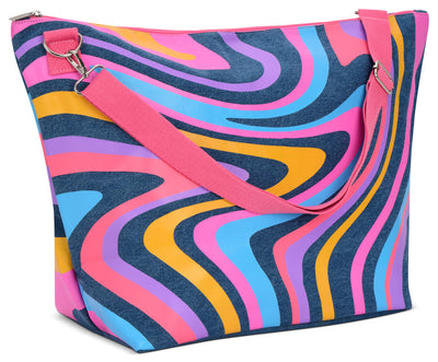 Color Swirl Demin Weekender Bag Preview #3