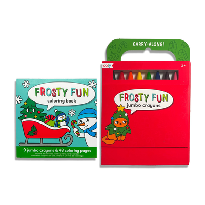 Frosty Fun Coloring Book Carry-Along! Preview #2
