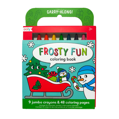 Frosty Fun Coloring Book Carry-Along! Preview #1