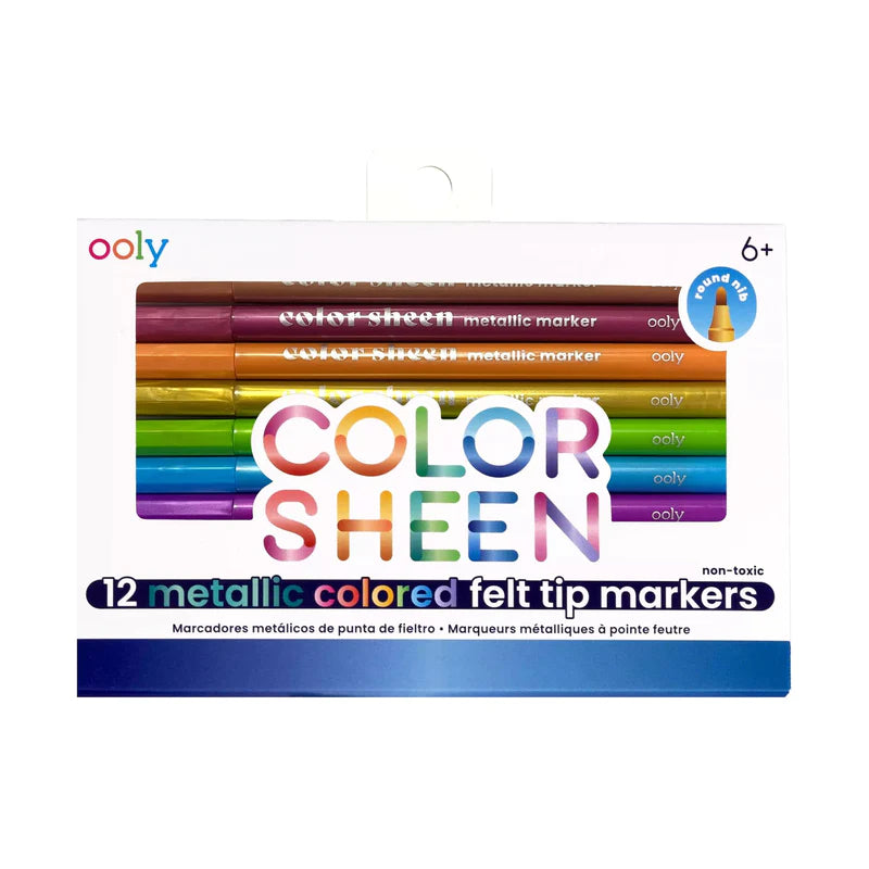 Color Sheen Metallic Felt Tip Markers Preview #3