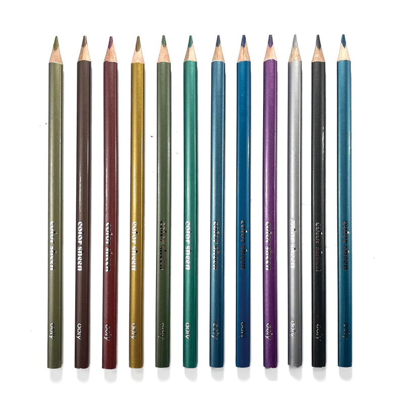 Color Sheen Metallic Colored Pencils Preview #2