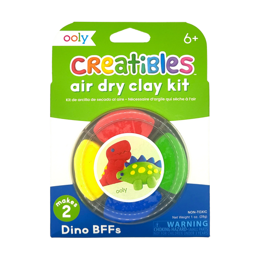 Tomfoolery Toys | Creatibles: Clay BFFs Kit, Dino Pals