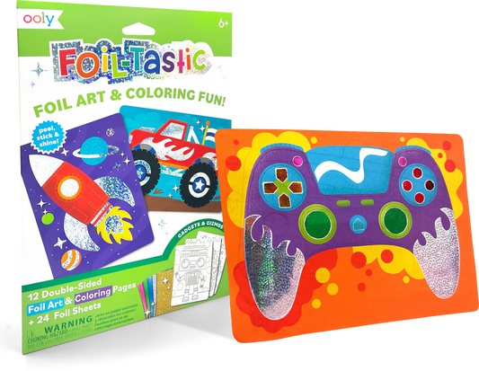 Tomfoolery Toys | Foil-tastic Foil Art Kit: Gadgets & Gizmos