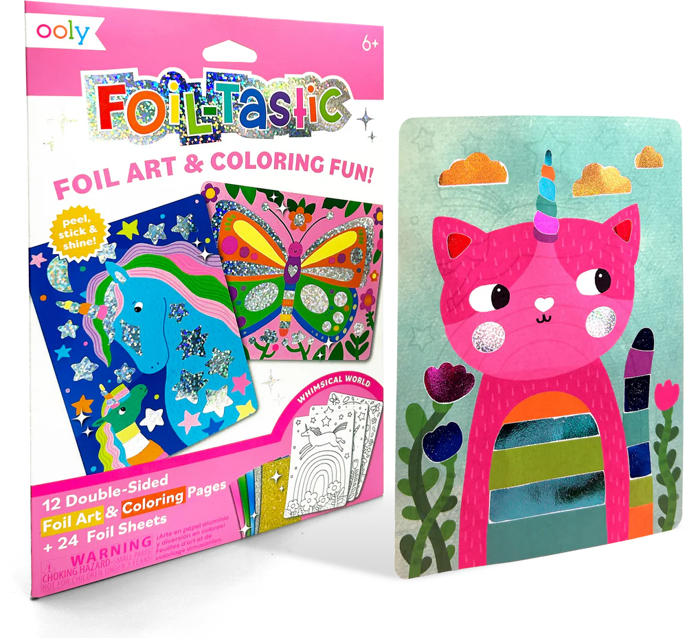 Tomfoolery Toys | Foil-tastic Foil Art Kit: Whimsical World