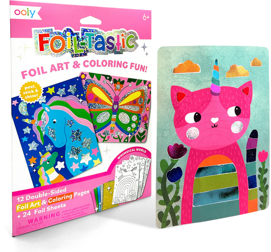 Tomfoolery Toys | Foil-tastic Foil Art Kit: Whimsical World