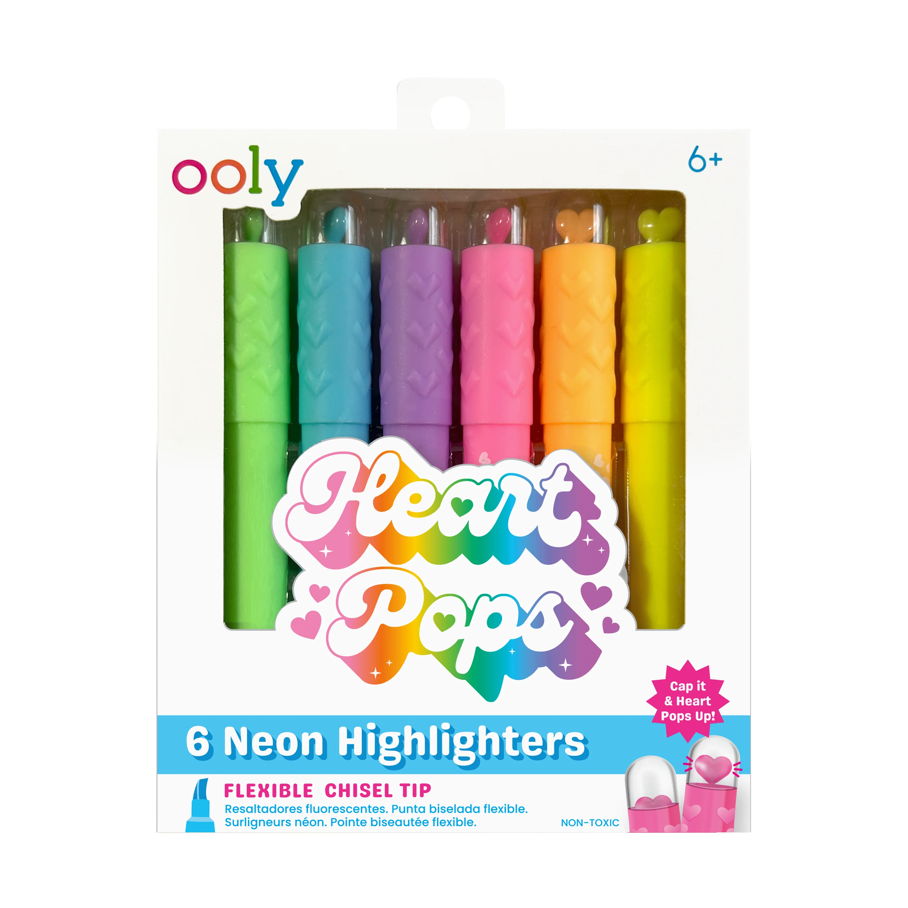 Tomfoolery Toys | Heart Pops Highlighters