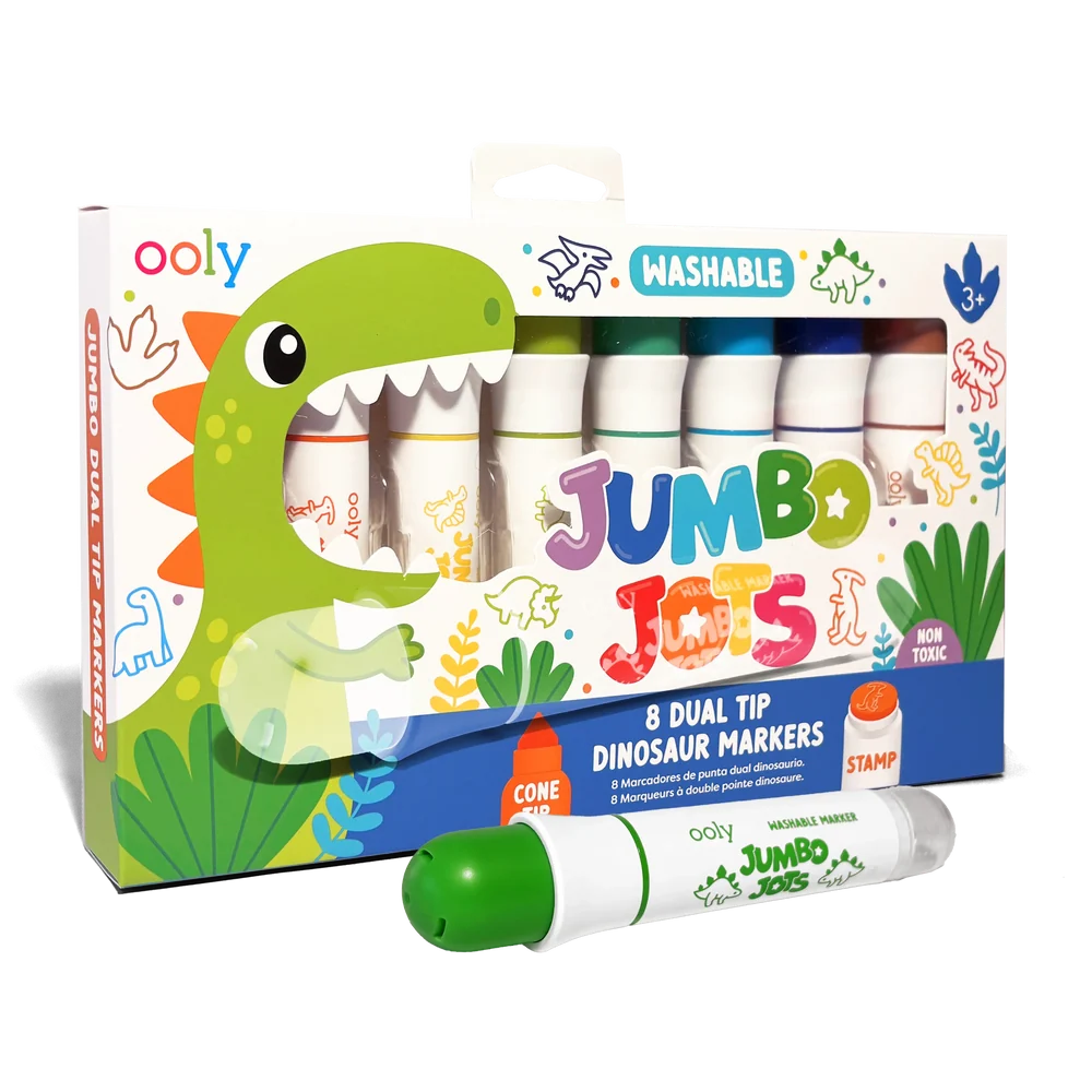 Jumbo Jots: Dual Tip Cone & Stamp Markers Assrt. Cover