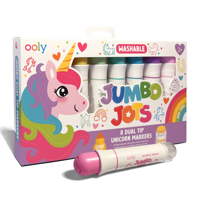 Jumbo Jots: Dual Tip Cone & Stamp Markers Assrt. Preview #1