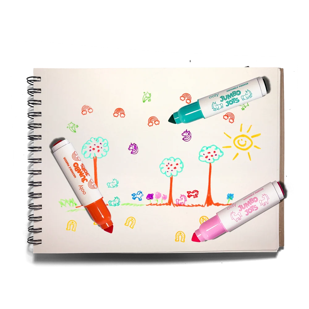Jumbo Jots: Dual Tip Cone & Stamp Markers Assrt. Cover