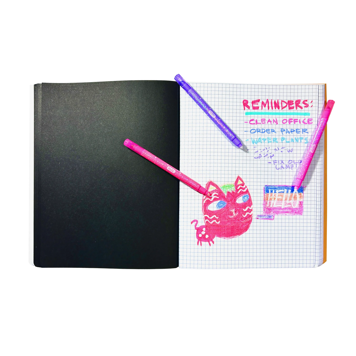 Make No Mistake! Sparkle, Glittery Erasable Markers Cover