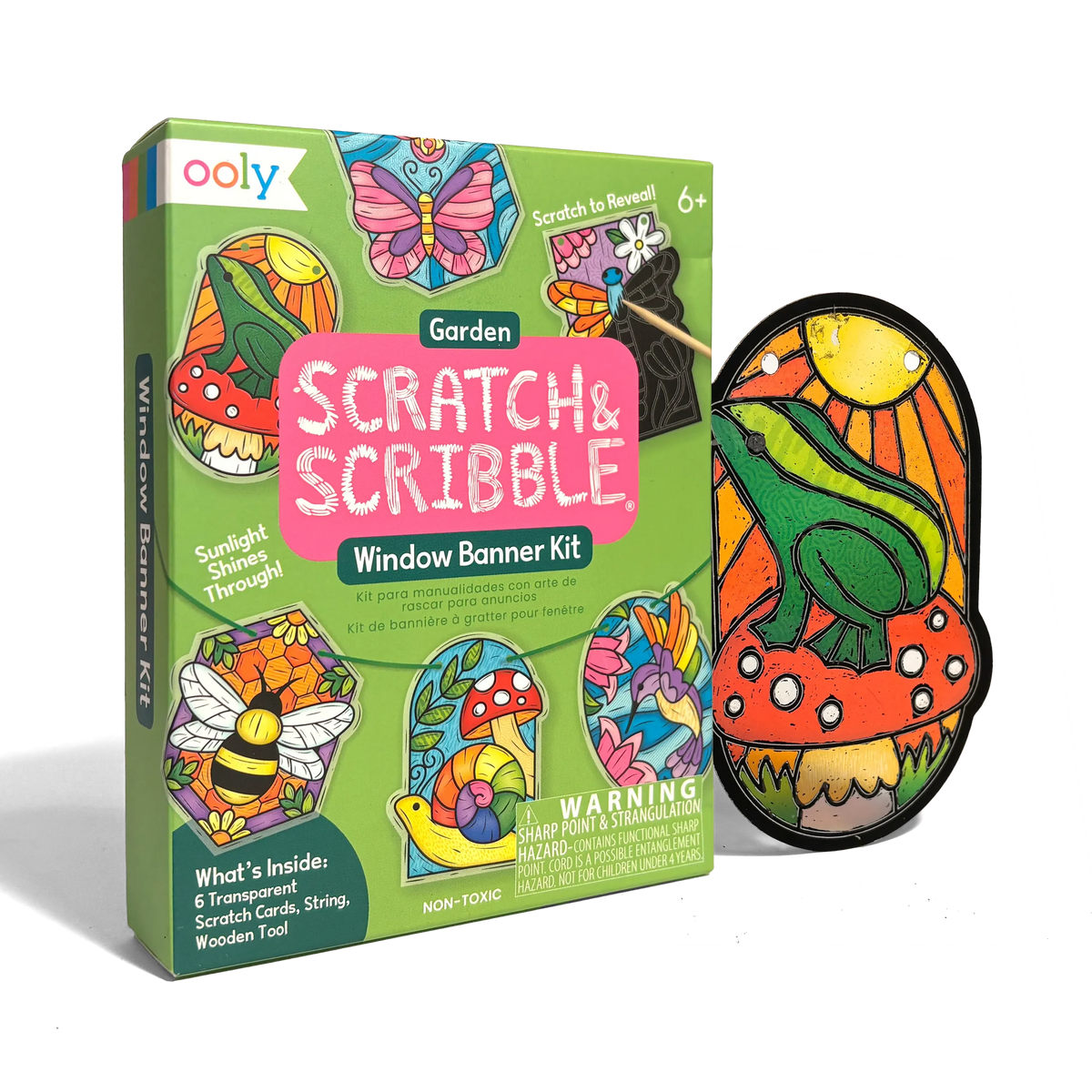 Garden Mini Scratch & Scribble: Window Banner Kit Cover