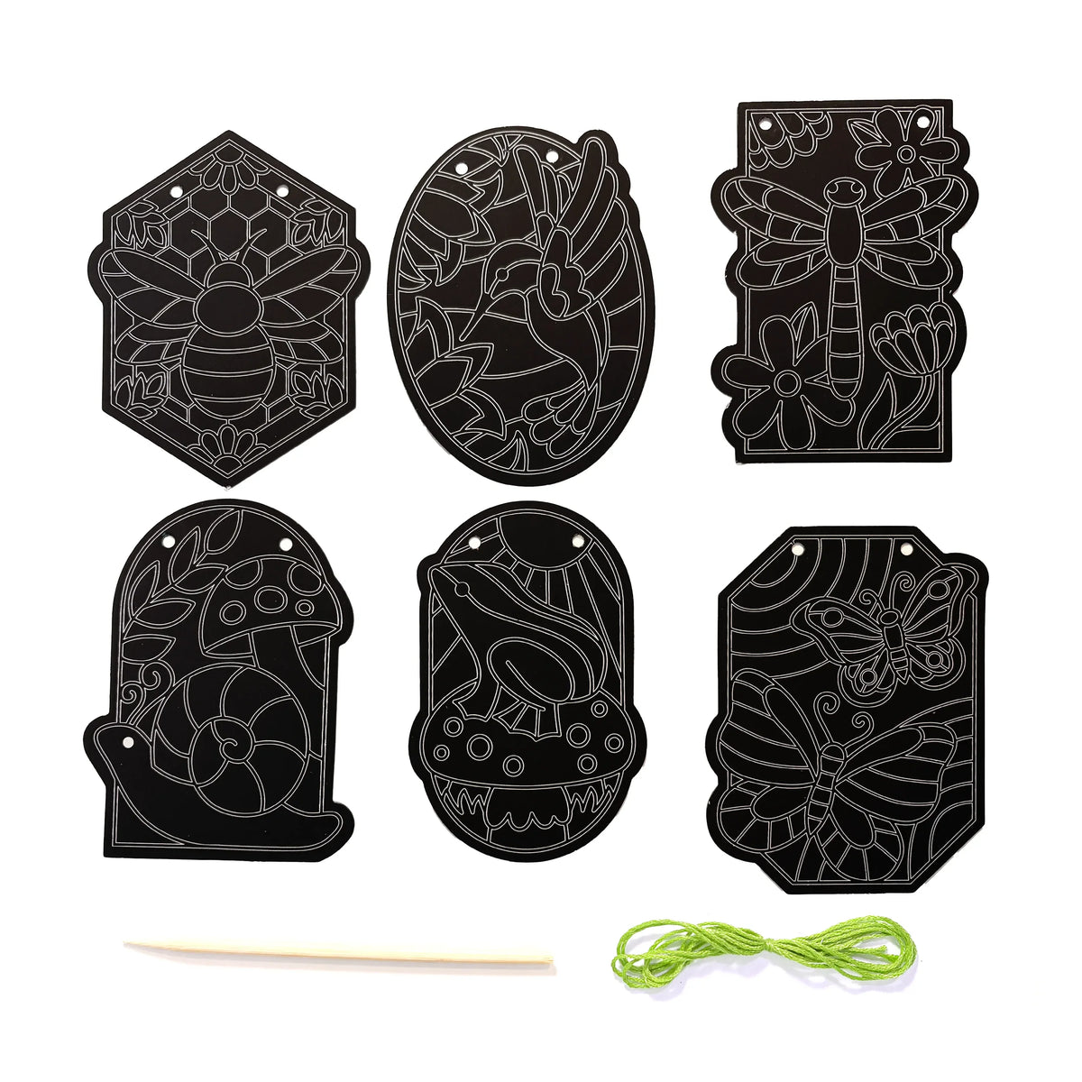Garden Mini Scratch & Scribble: Window Banner Kit Cover