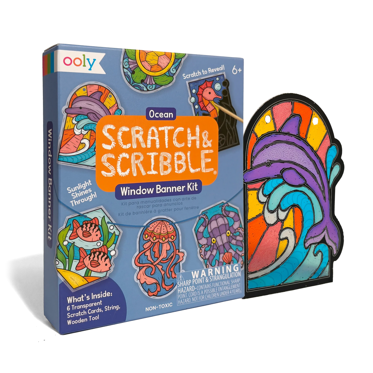 Ocean Mini Scratch & Scribble: Window Banner Kit Cover