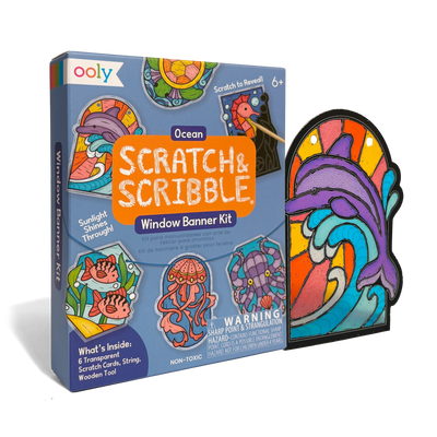 Ocean Mini Scratch & Scribble: Window Banner Kit Preview #1