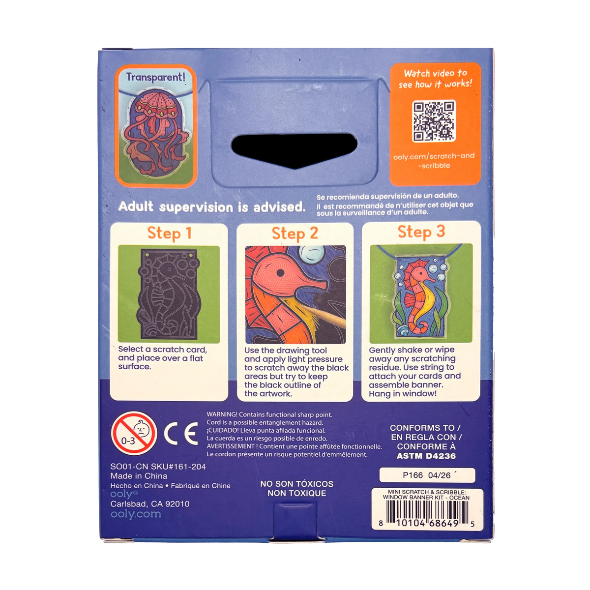 Ocean Mini Scratch & Scribble: Window Banner Kit Cover