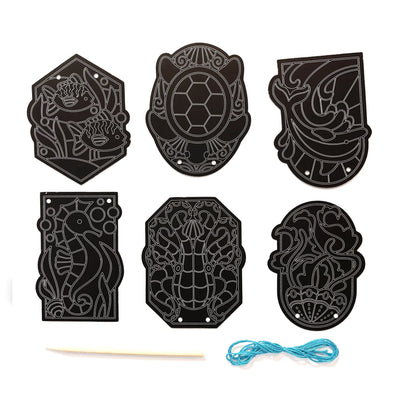 Ocean Mini Scratch & Scribble: Window Banner Kit Preview #3