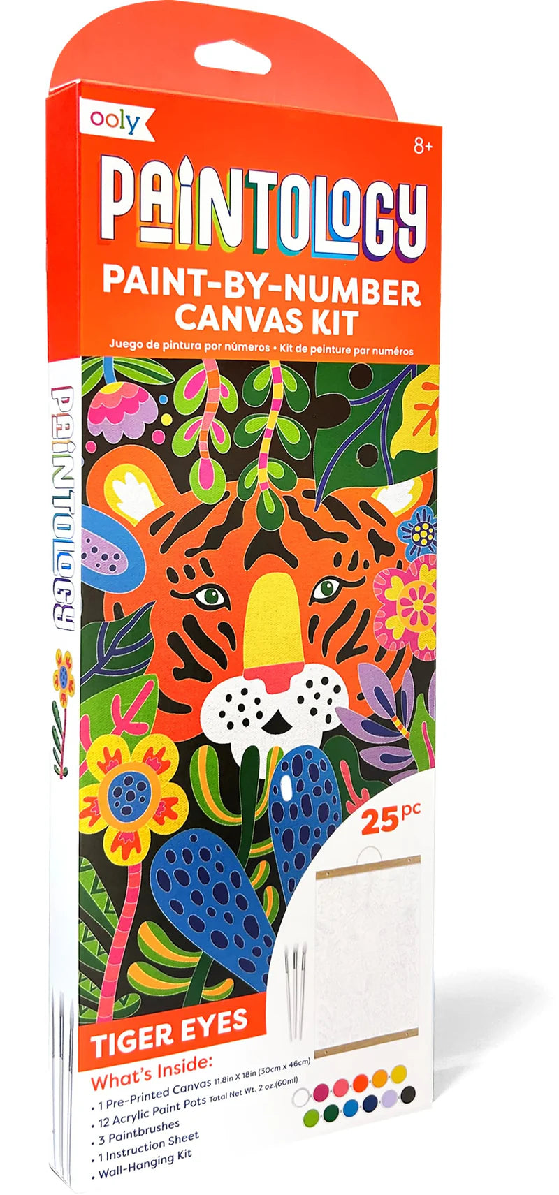 Paint By Number Canvas Kit Tiger Eyes Cover