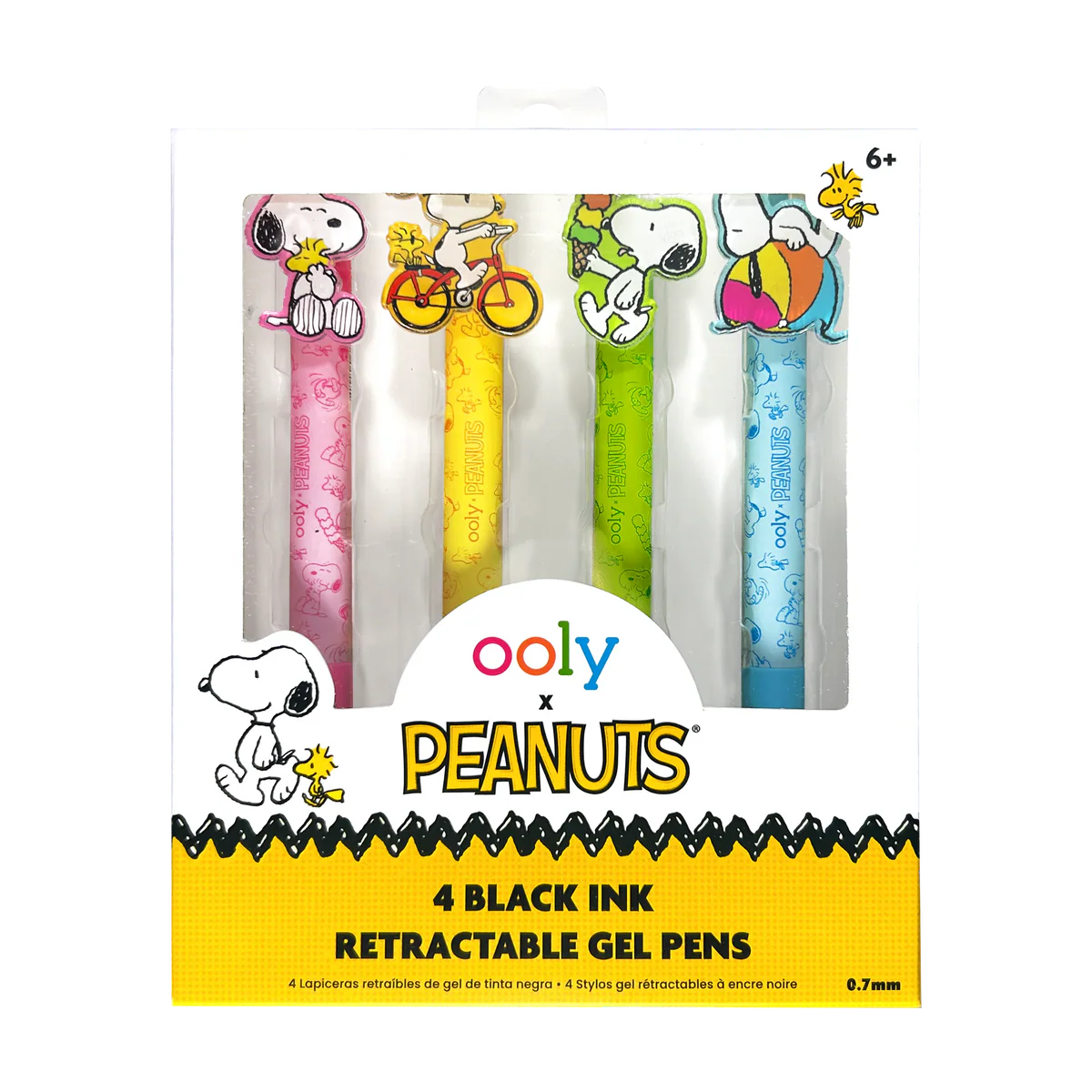 OOLY x Peanuts Black Ink Gel Pens Set Cover