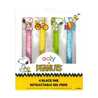 OOLY x Peanuts Black Ink Gel Pens Set Preview #1