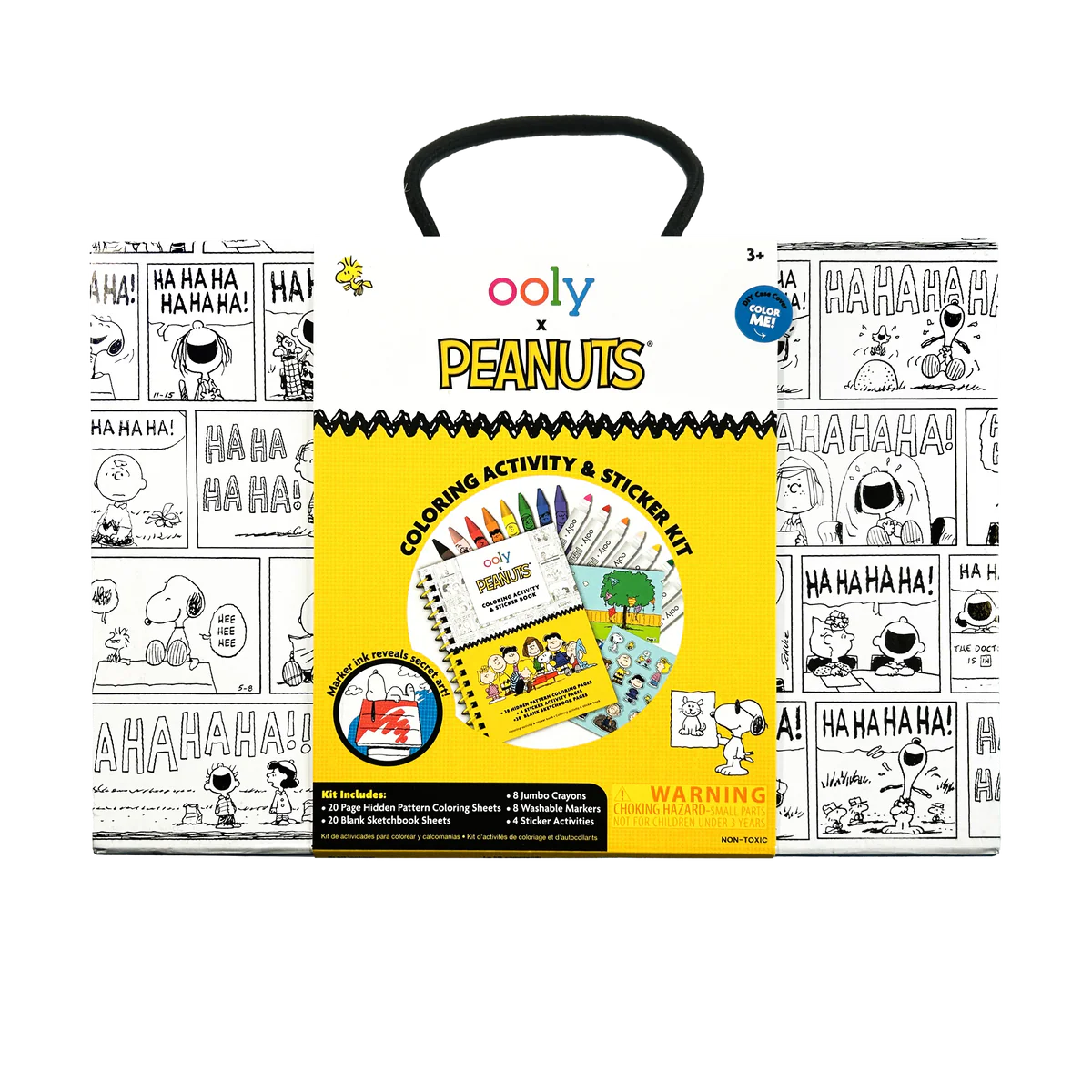 OOLY x Peanuts Coloring Activity & Sticker Kit Cover