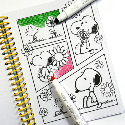 OOLY x Peanuts Coloring Activity & Sticker Kit Preview #7