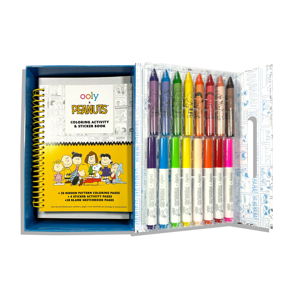 OOLY x Peanuts Coloring Activity & Sticker Kit Preview #6