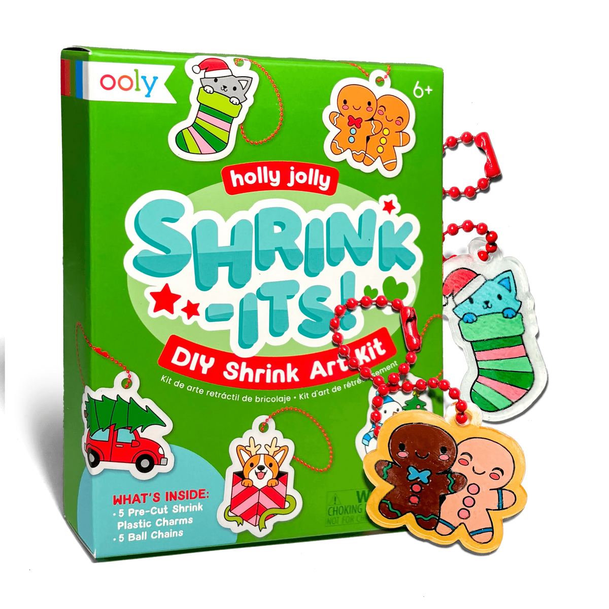 Holly Jolly Mini Shrink-Its! Art Kit Cover