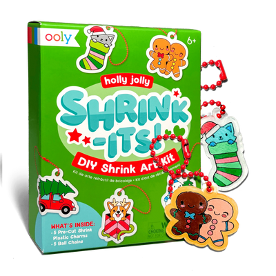 Holly Jolly Mini Shrink-Its! Art Kit Preview #1