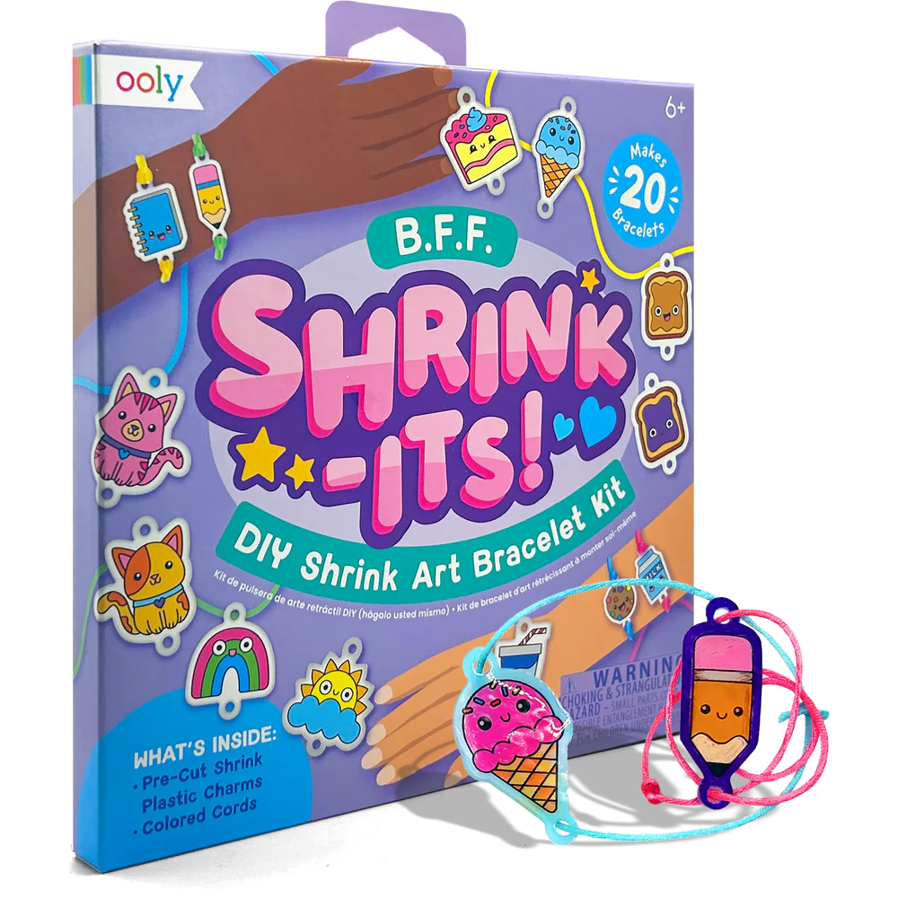 Tomfoolery Toys | BFF Shrink-its! DIY Shrink Art Bracelet Kit
