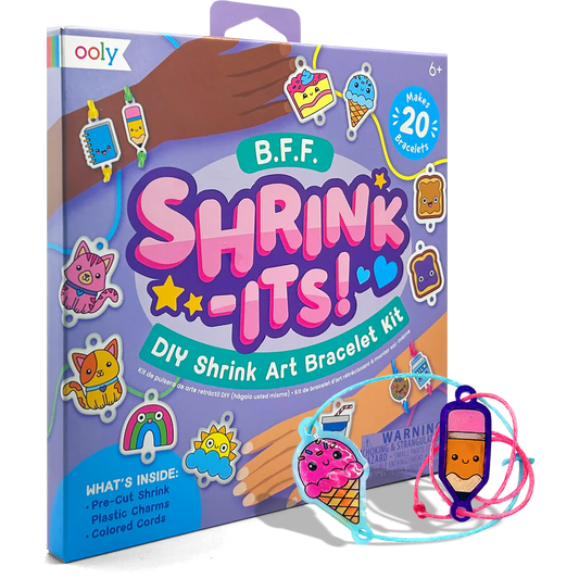 Tomfoolery Toys | BFF Shrink-its! DIY Shrink Art Bracelet Kit