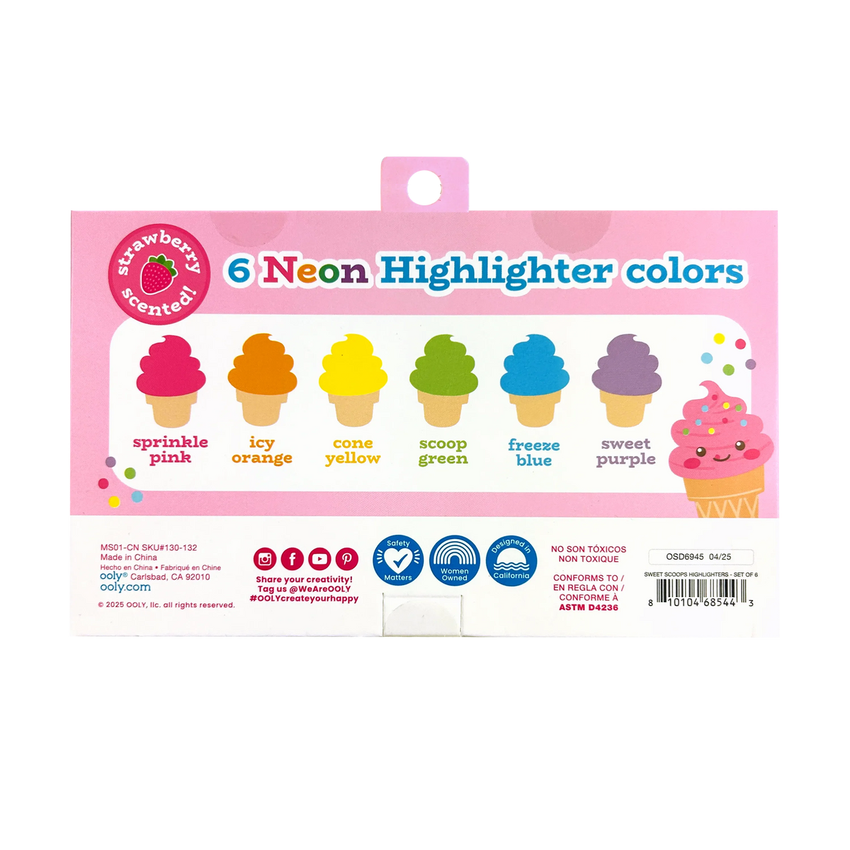 Sweet Scoops Highlighters, Strawberry Scent Cover