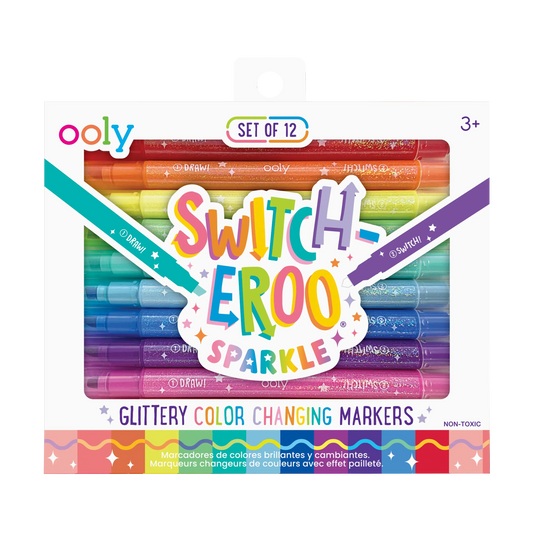 Tomfoolery Toys | Switch-Eroo Sparkle Markers