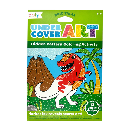 Tomfoolery Toys | Dino Tales Undercover Art Hidden Patterns