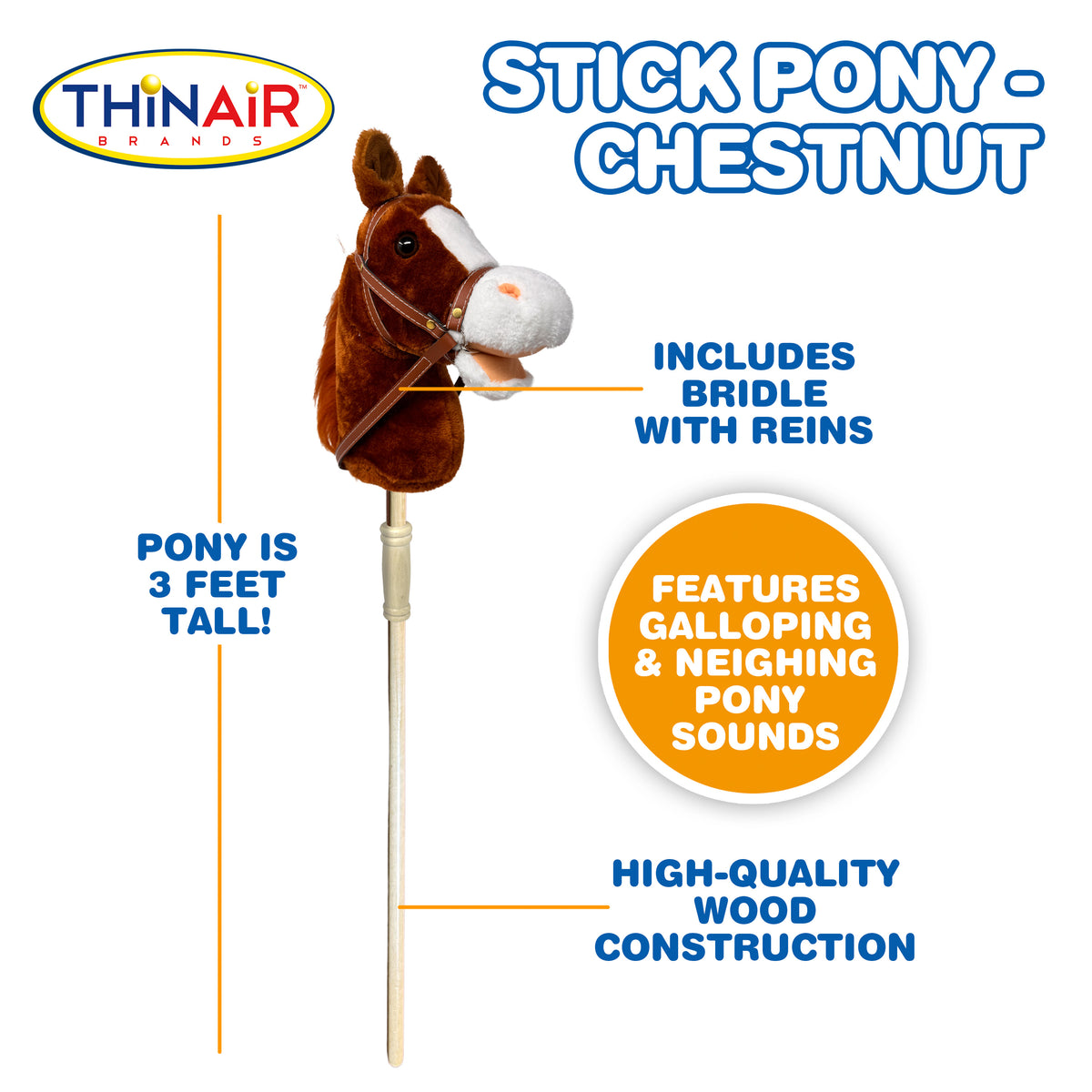 Chestnut Stick Pony Cover