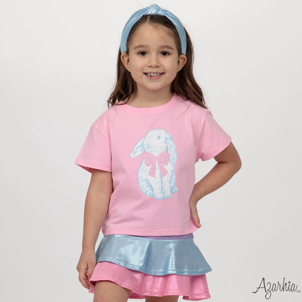 Easter Shimmer Ruffle Skort Cover