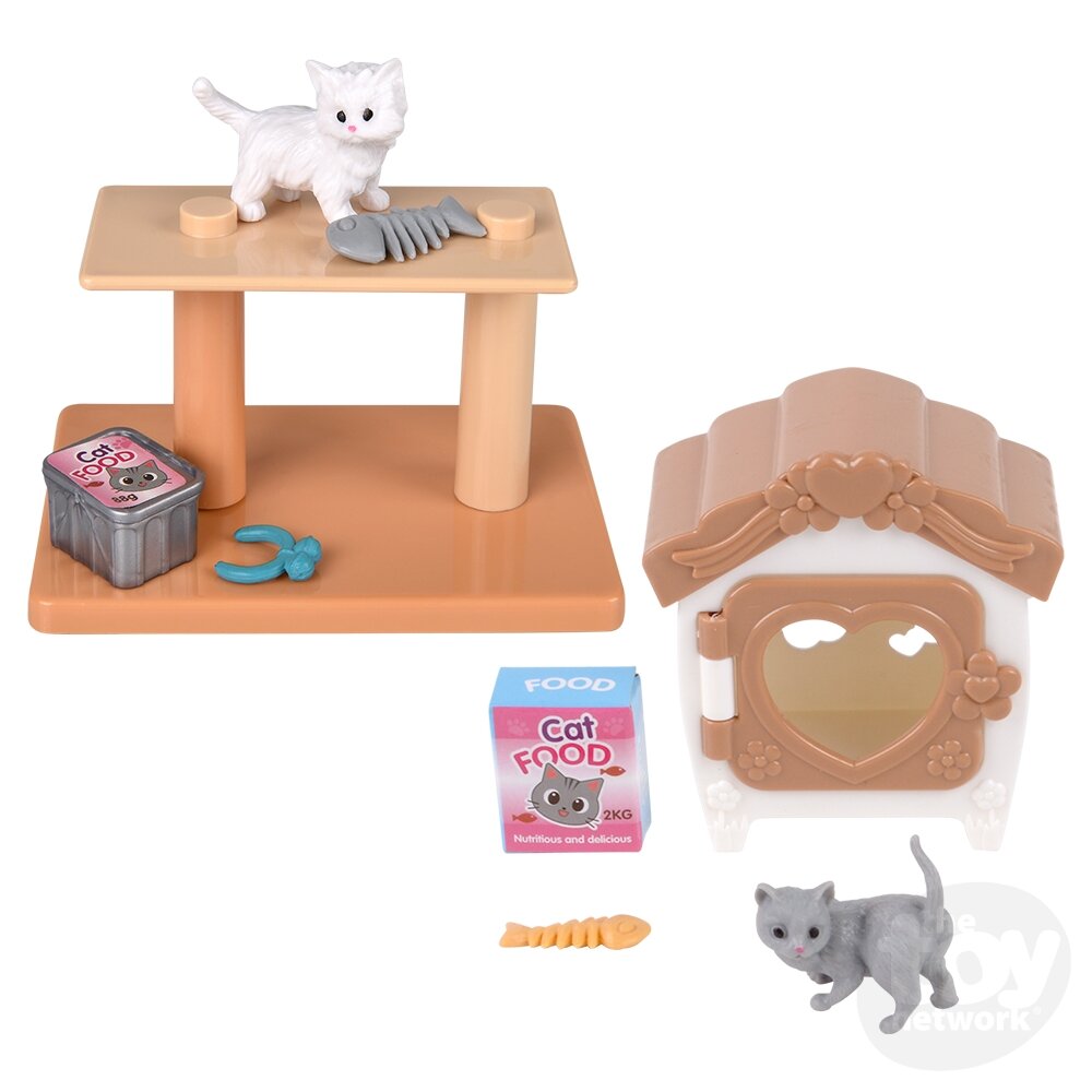 Tomfoolery Toys | Micro Cat Playset