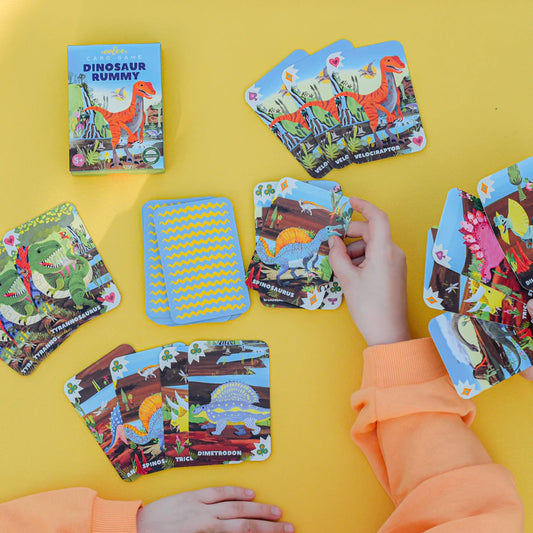 Tomfoolery Toys | Dinosaur Rummy Playing Cards
