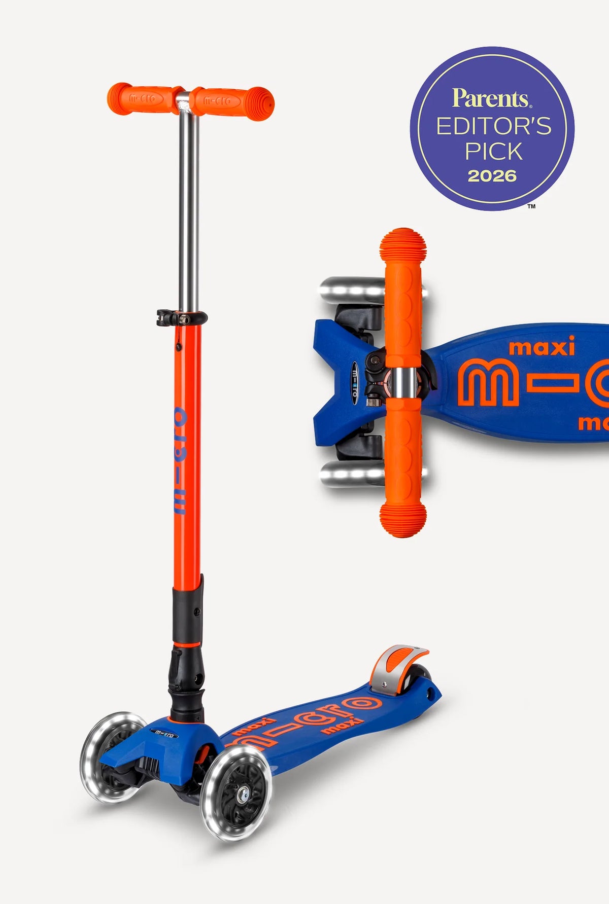 Maxi Deluxe Foldable Neon Scooter LED Cover