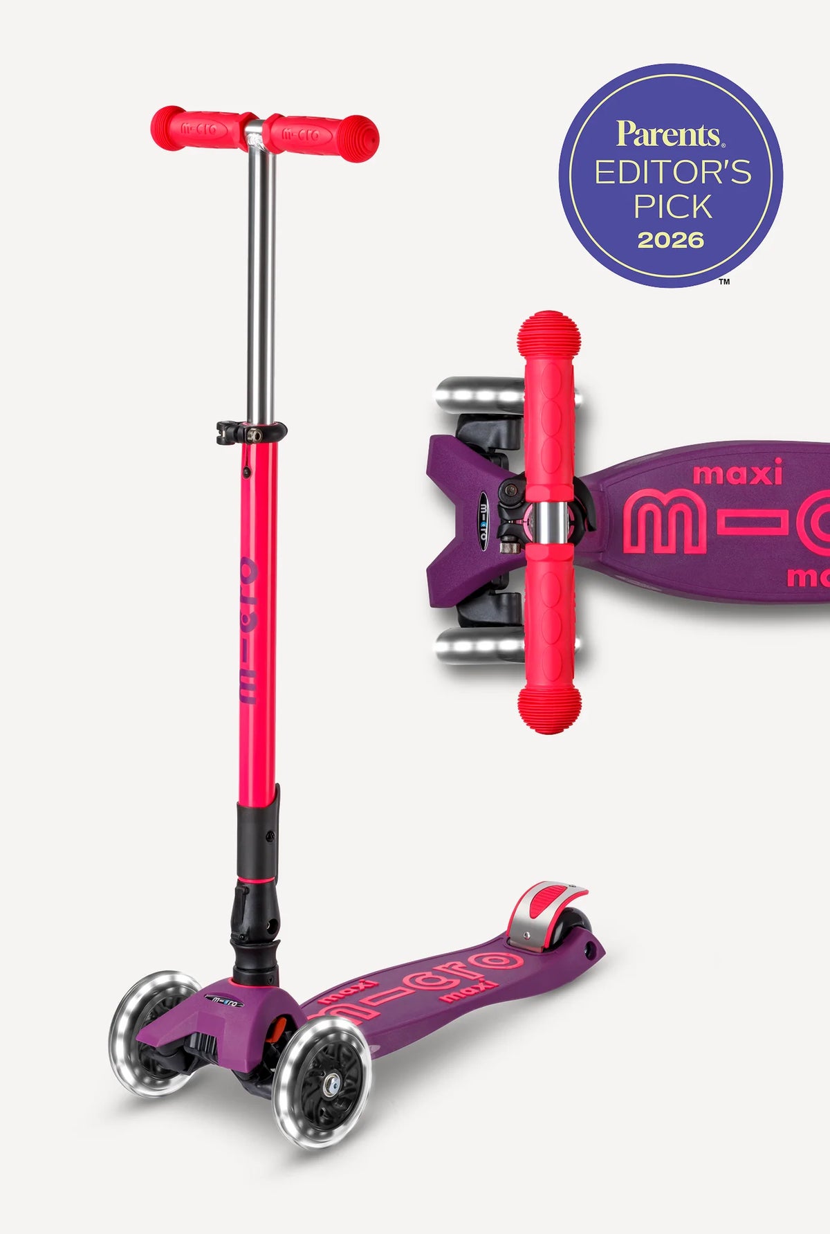Maxi Deluxe Foldable Neon Scooter LED Cover