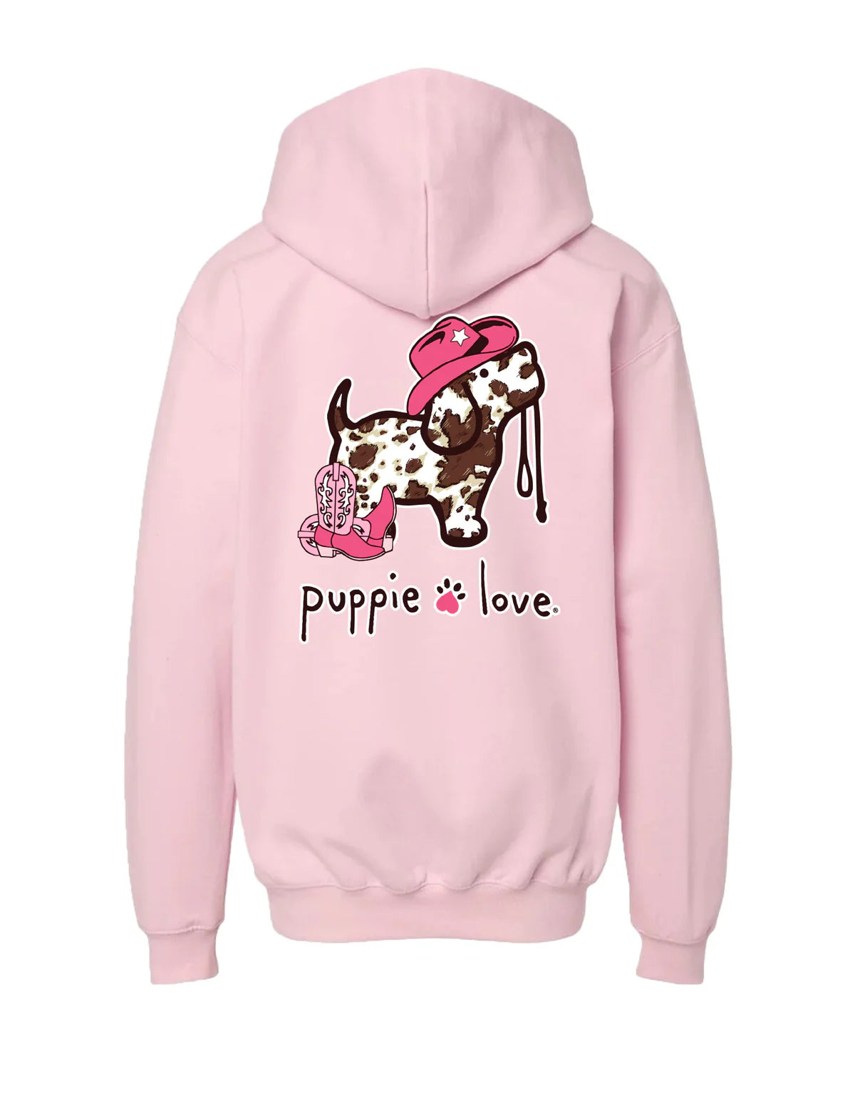 Cow Print Pup Hoodie Cover