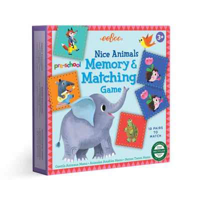 Pre-School Nice Animals Memory Game Preview #3