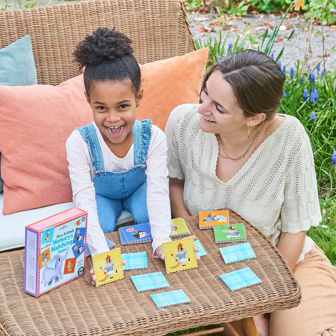 Pre-School Nice Animals Memory Game Cover